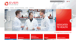 Desktop Screenshot of everpharma.com